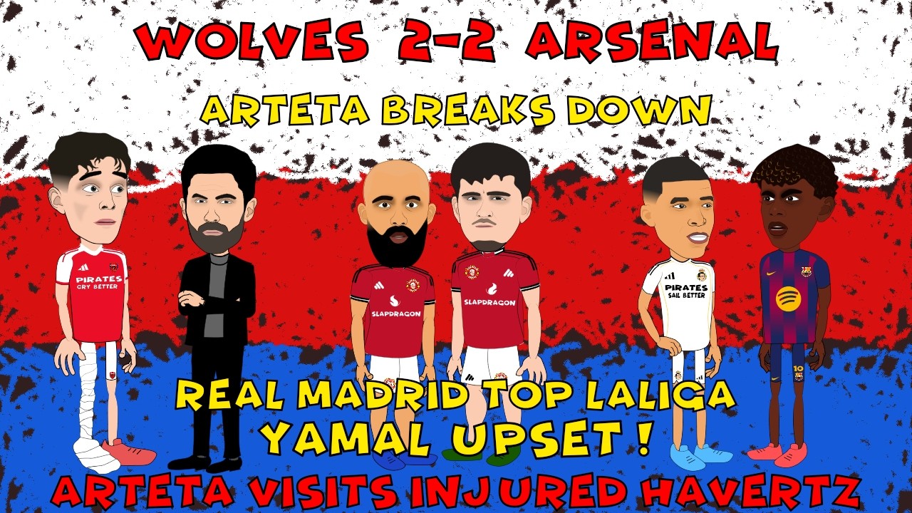 Arteta breaks down after wolves last minute draw.