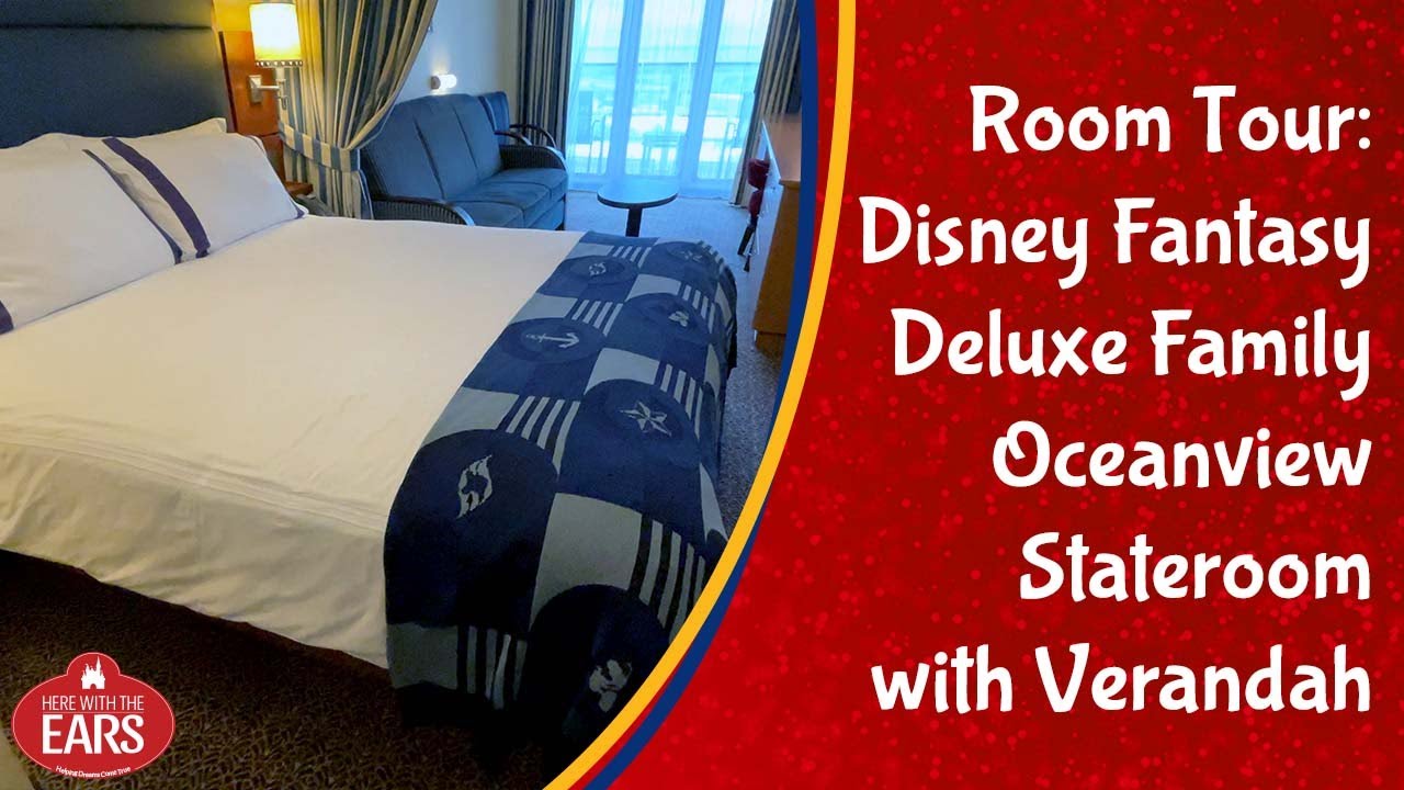 Disney Fantasy - Deluxe Family Stateroom with Verandah Tour - Category 04A - Room 9596