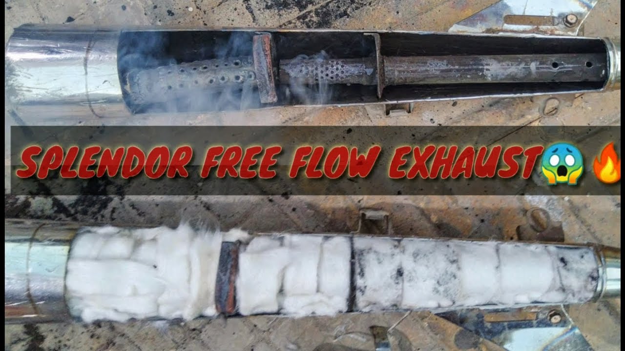 Freeflow exhaust for splendor...🔥🔥🔥
