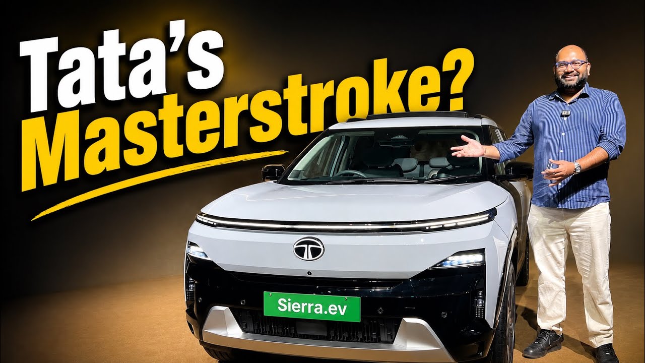Tata Sierra EV Walkaround - All Details | @MotorBeam 