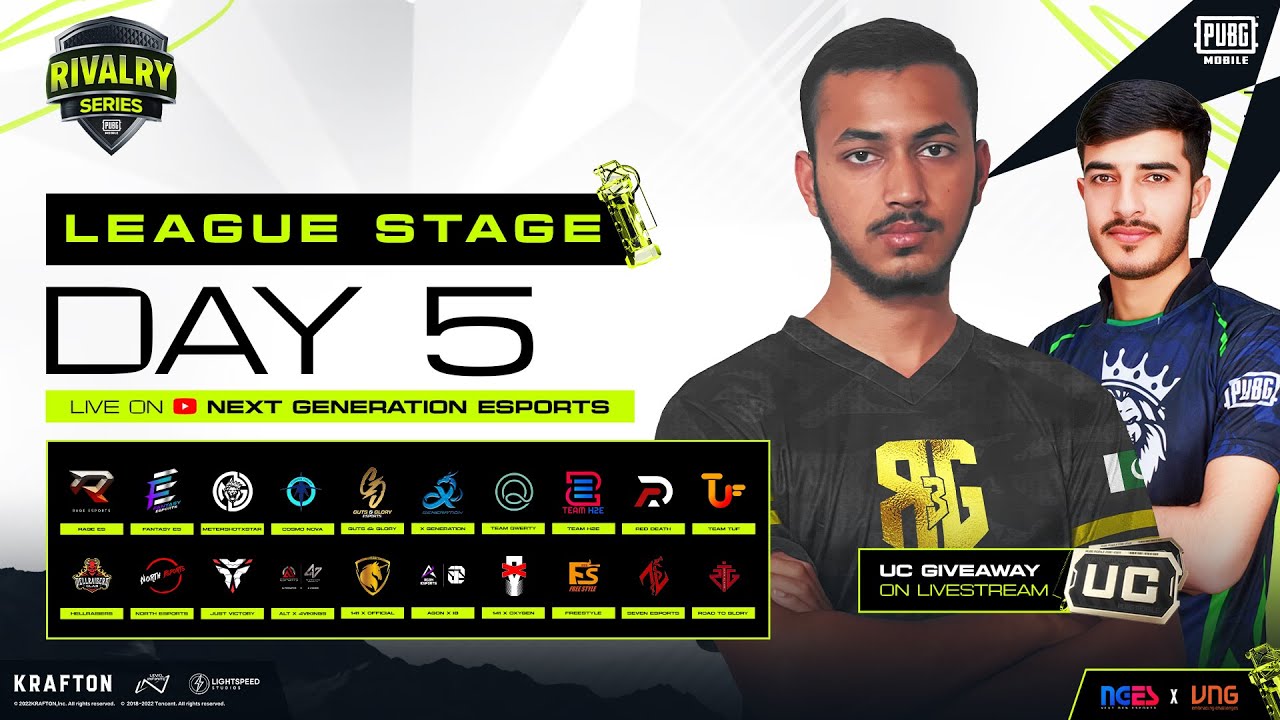 2023 PMRS League Stage | Day 5 | PUBG MOBILE Rivalry Series