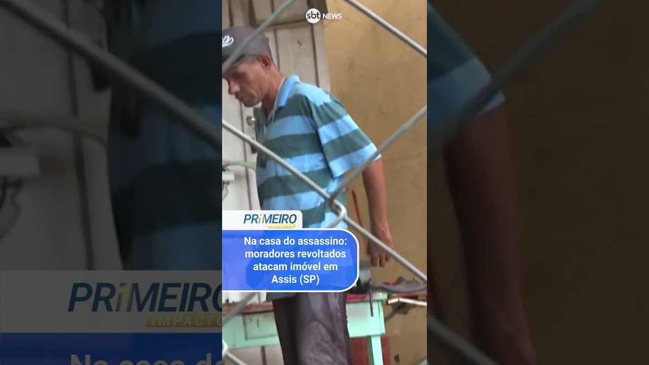Na casa do assassino: moradores revoltados atacam imóvel em Assis (SP)
