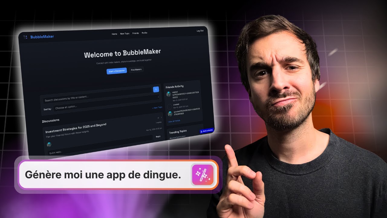 Cette nouvelle IA génère ton app de A à Z SANS CODE (c'est 🔥)