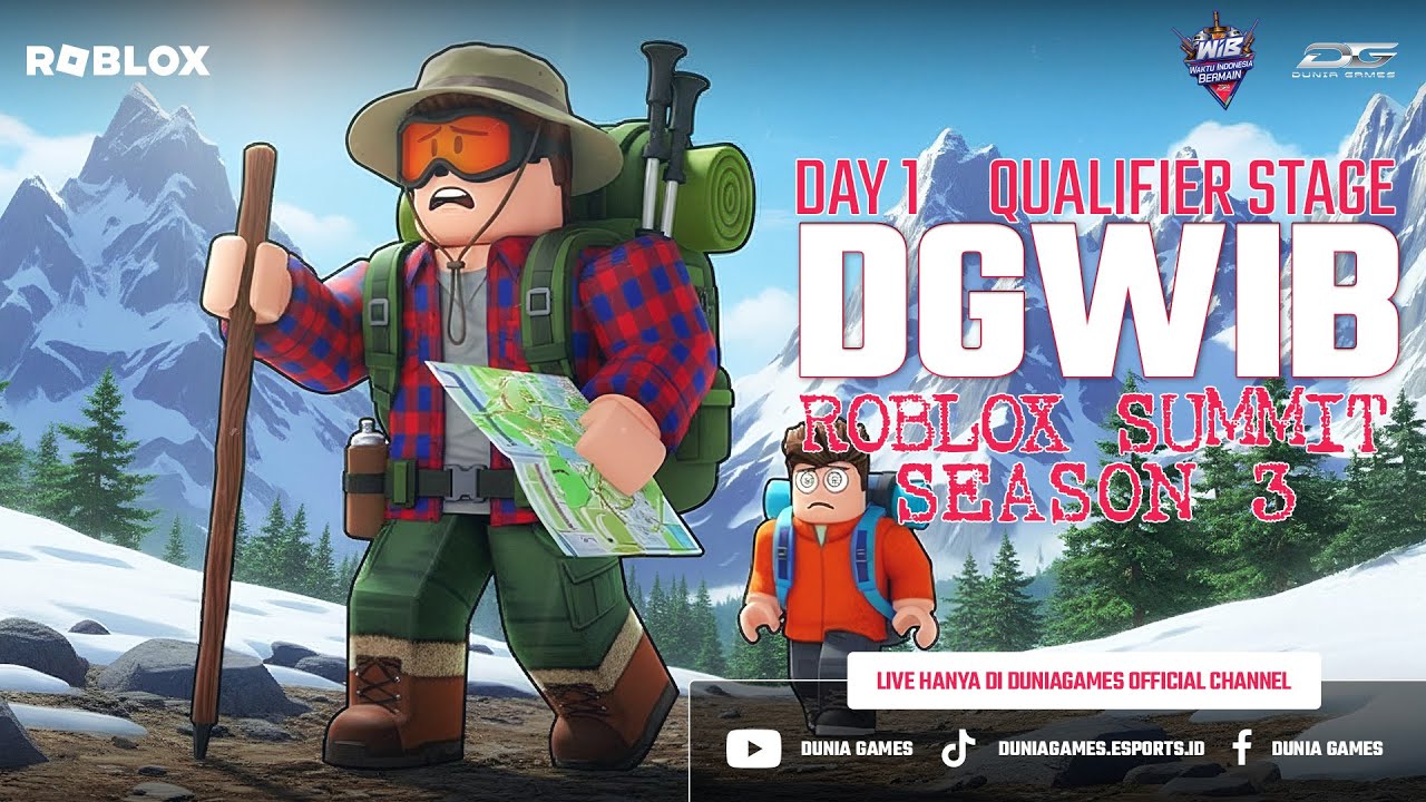 🔴DGWIB ROBLOX SEASON 3 :  QUALIFIER DAY 1 (GROUP A)