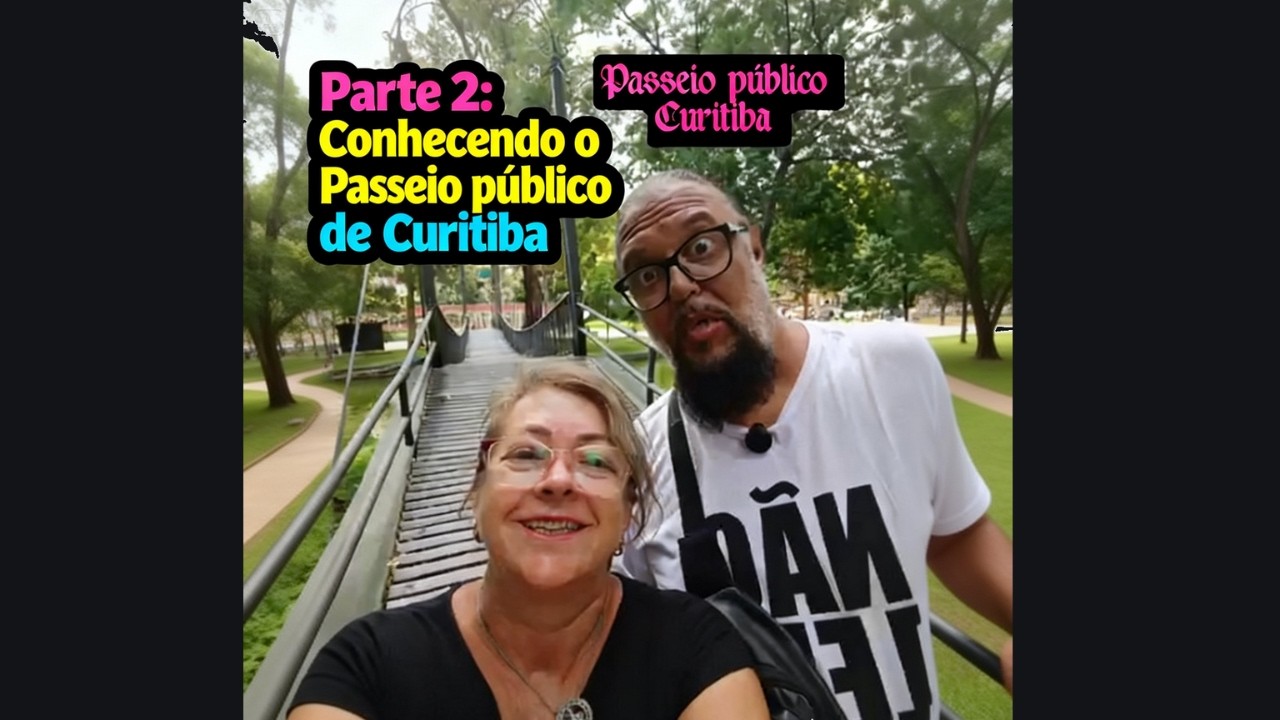 Parte 2: Conhecendo o Passeio Público de Curitiba.@viajandocomdominique890