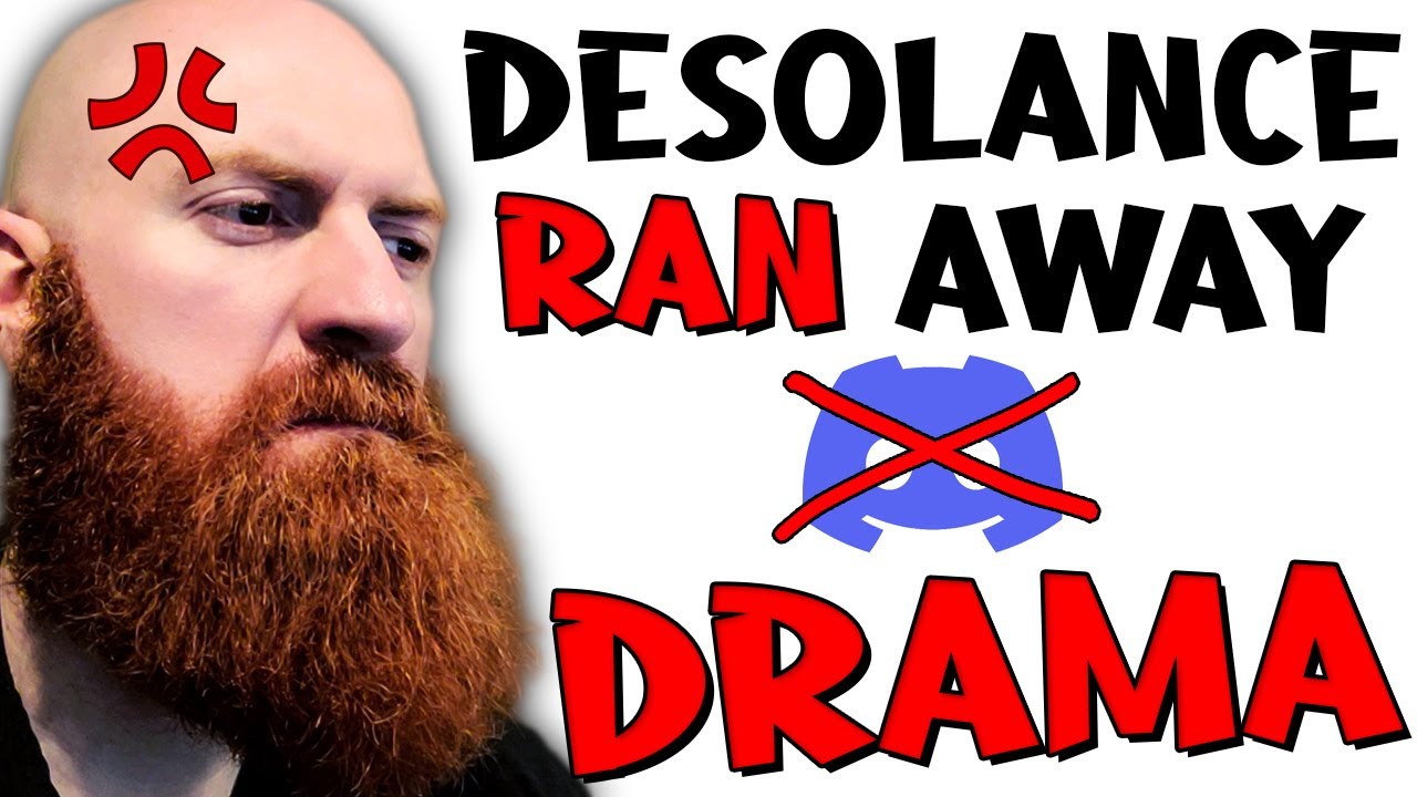 Desolance Deleted His Discord And Ran Away