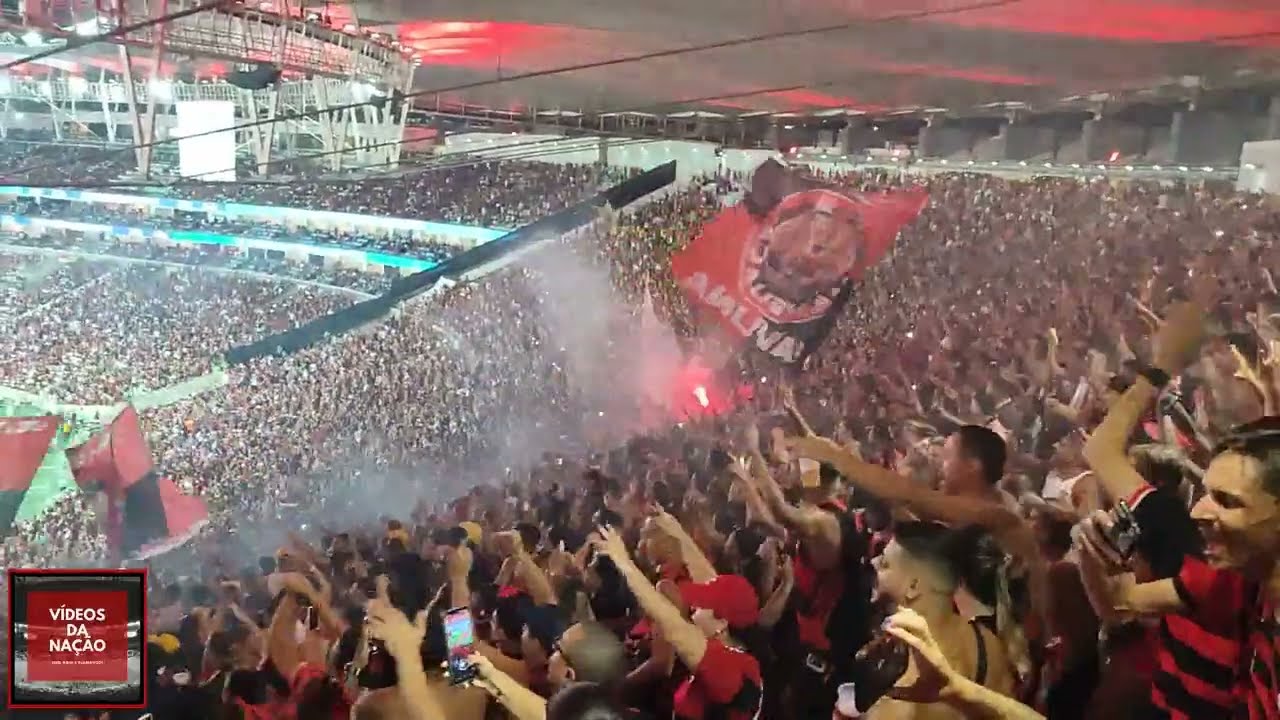Pode vir todo mundo, eu não temo ninguém - Torcida do Flamengo explode contra o Vasco no Maracanã