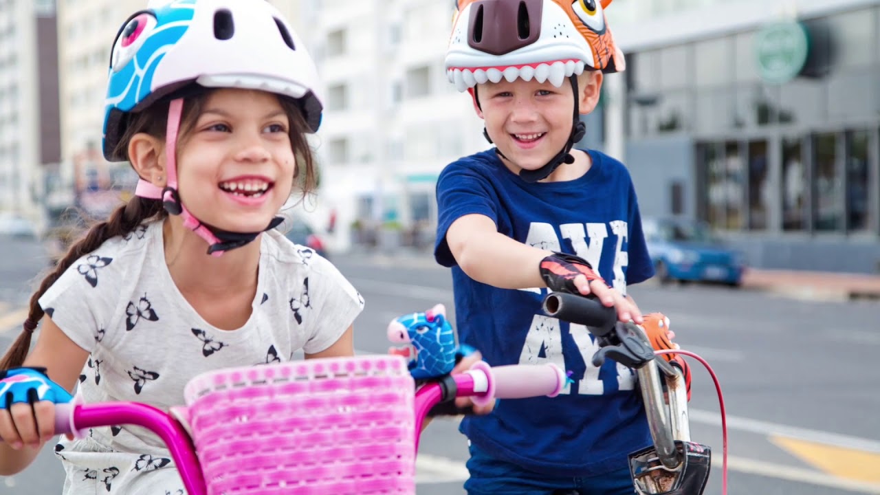 Make safety fun with Crazy Safety bike helmets