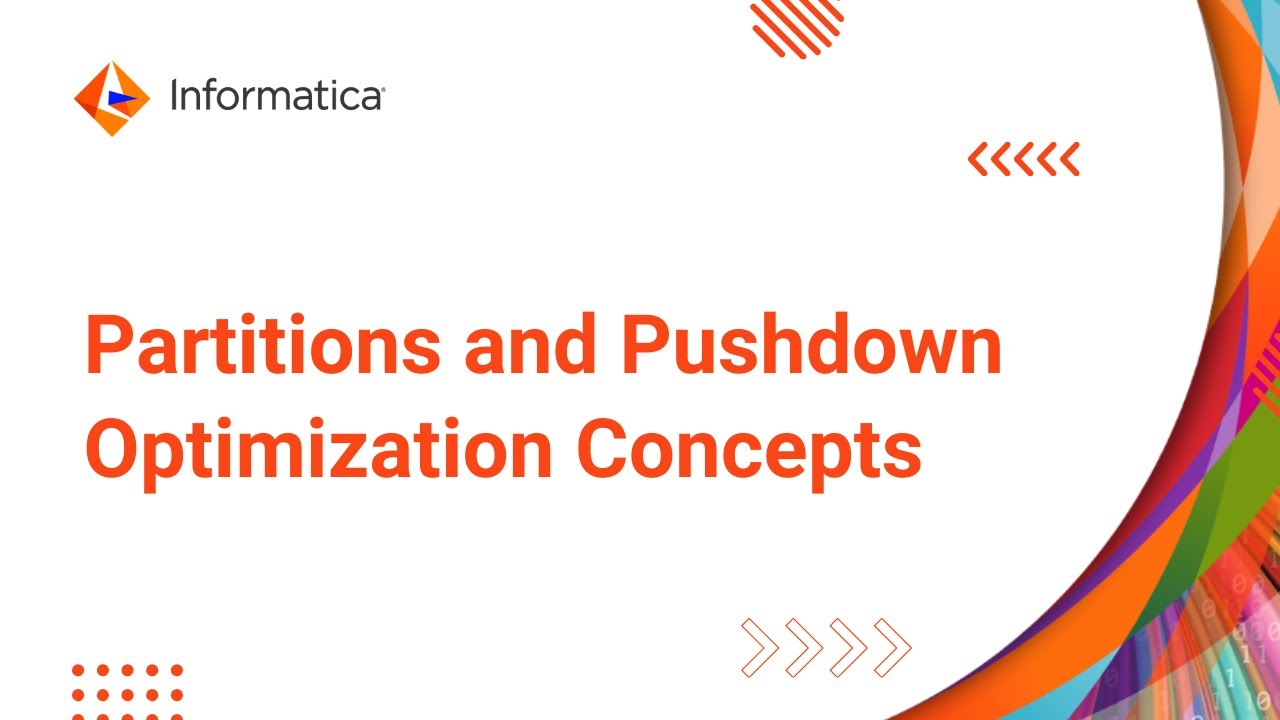 Overview of the Partitions and Pushdown Optimization Concepts