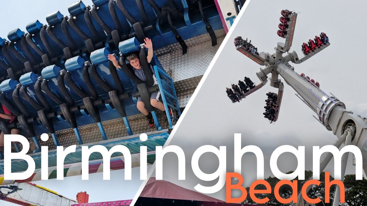 Our FIRST experience of Birmingham Beach! Not your average Fun Fair 🎠