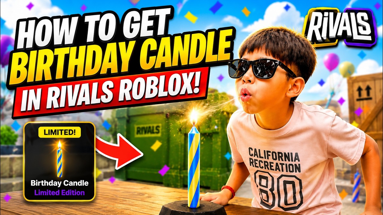 How to Get the LIMITED Birthday Candle in Roblox Rivals! (Easy Guide)