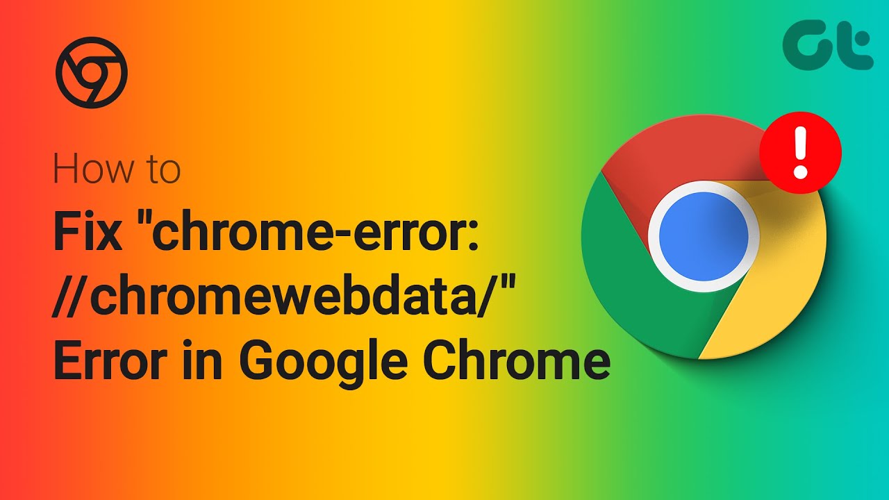 Как исправить ошибку &laquo;chrome-error://chromewebdata/&raquo; в Google Chrome | Ошибка Chrome Web Data реш...