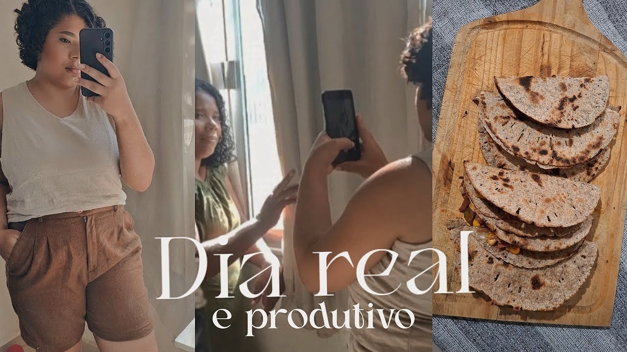 Rotina real: dia de trabalho, bastidores e comida boa...