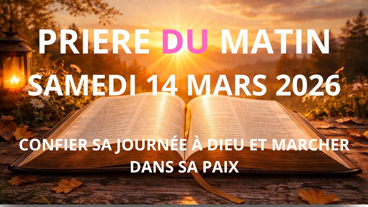 Prière Puissante du Matin 🌅 | Pour la Paix & la Force – [SAMEDI/14 MARS 2026]