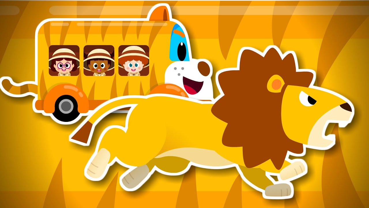 🐆Safari Bus Song | Let’s go on an adventure! | Car Song for Kids ★ TidiKids