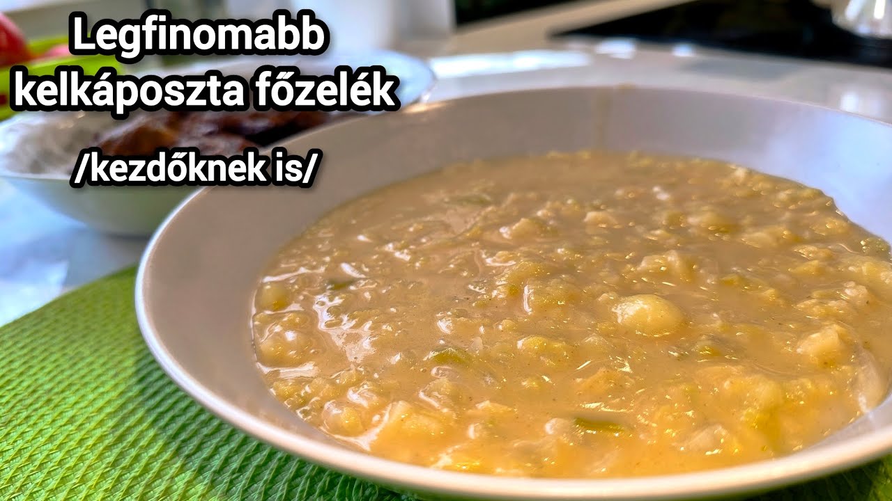 Legfinomabb kelkáposzta főzelék.