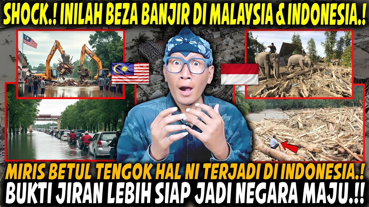TERKEJUT‼️ Inilah Perbezaan Sebenar Banjir Malaysia & Indonesia—Kenapa Bisa Sejauh Ini?