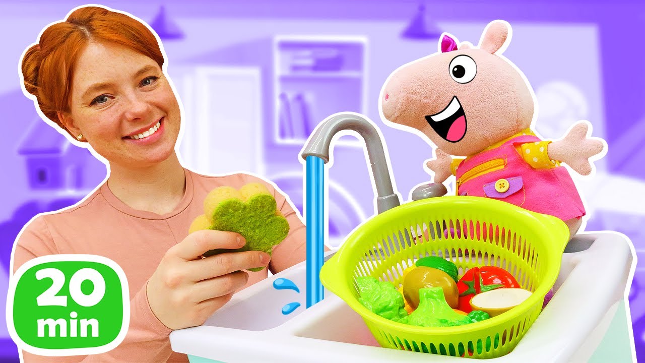 Peppa Wutz und Irene Kompilation - 4 Folgen am Stück. Spielzeug Videos für Kinder auf Deutsch