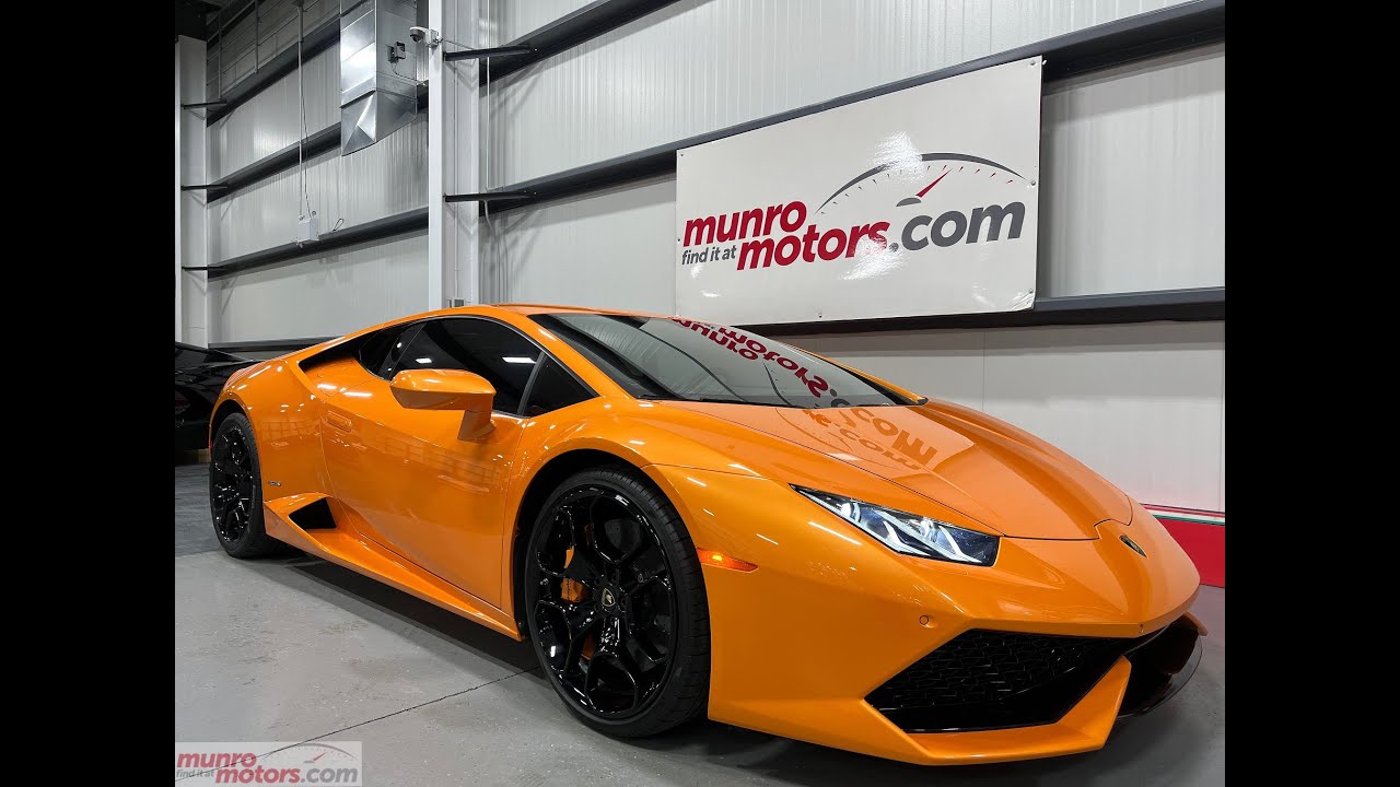2015 LamborghiniSOLDSOLDSOLD Huracan LP 610-4 602hp Active Exhaust FrontLift  Orange Auto 10k kms