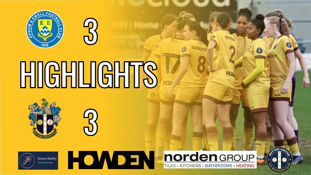 HIGHLIGHTS Epsom & Ewell Women vs Sutton United Women Friendly 14/04/24