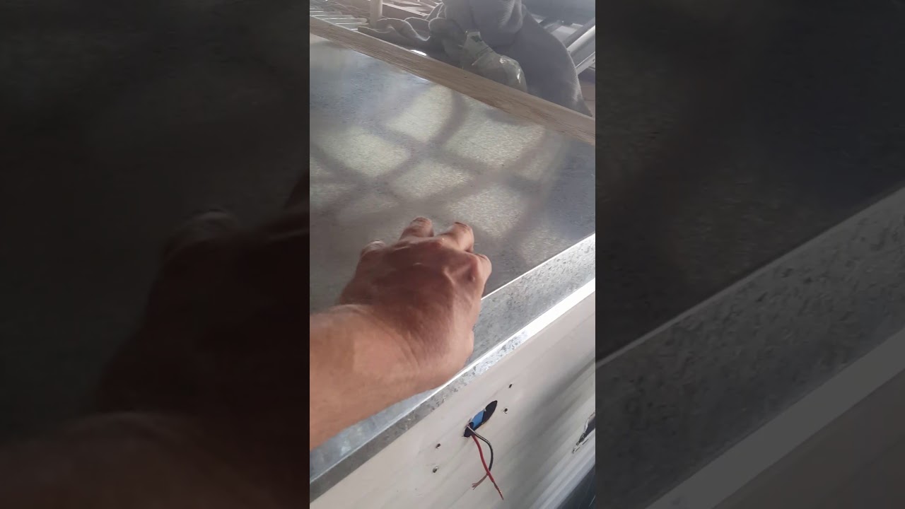 Metal Roof on a Camper trailer