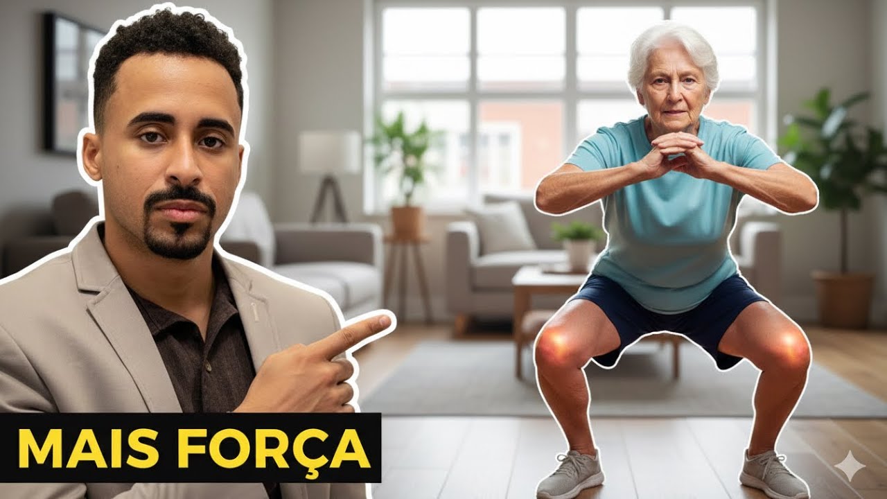 Treino FÁCIL de PERNA para depois dos 60 ANOS