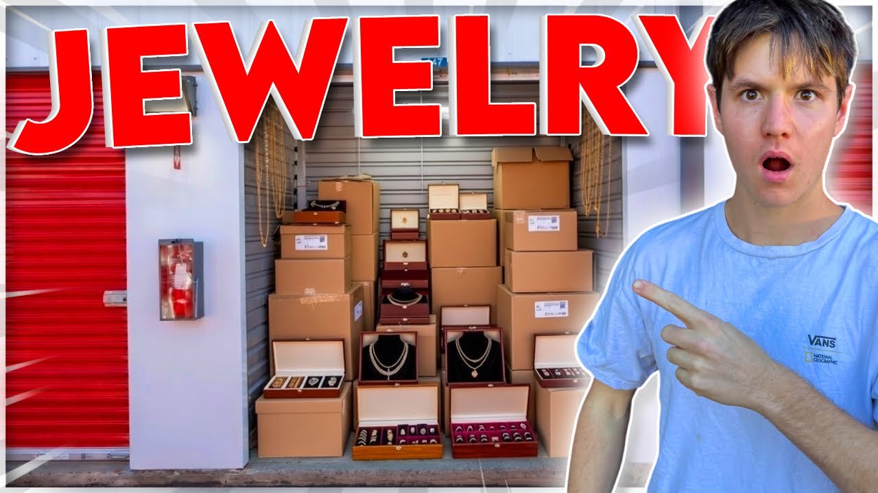 HIDDEN JEWELRY STASH!! I BOUGHT AN ABANDONED STORAGE UNIT & MADE MONEY!!