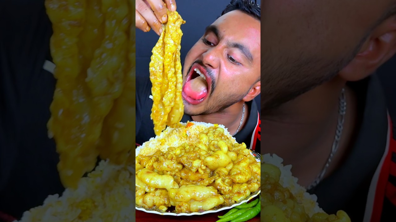 Most Oily Mutton Fat Curry Eating #Mukbang #EatingShow #BigBites #Viral #Shorts #ASMREating