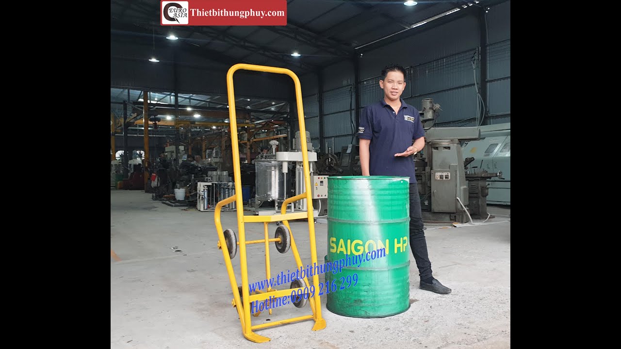 cách sử dụng xe đẩy thùng phuy F28 gọi ngay 0909 216 299