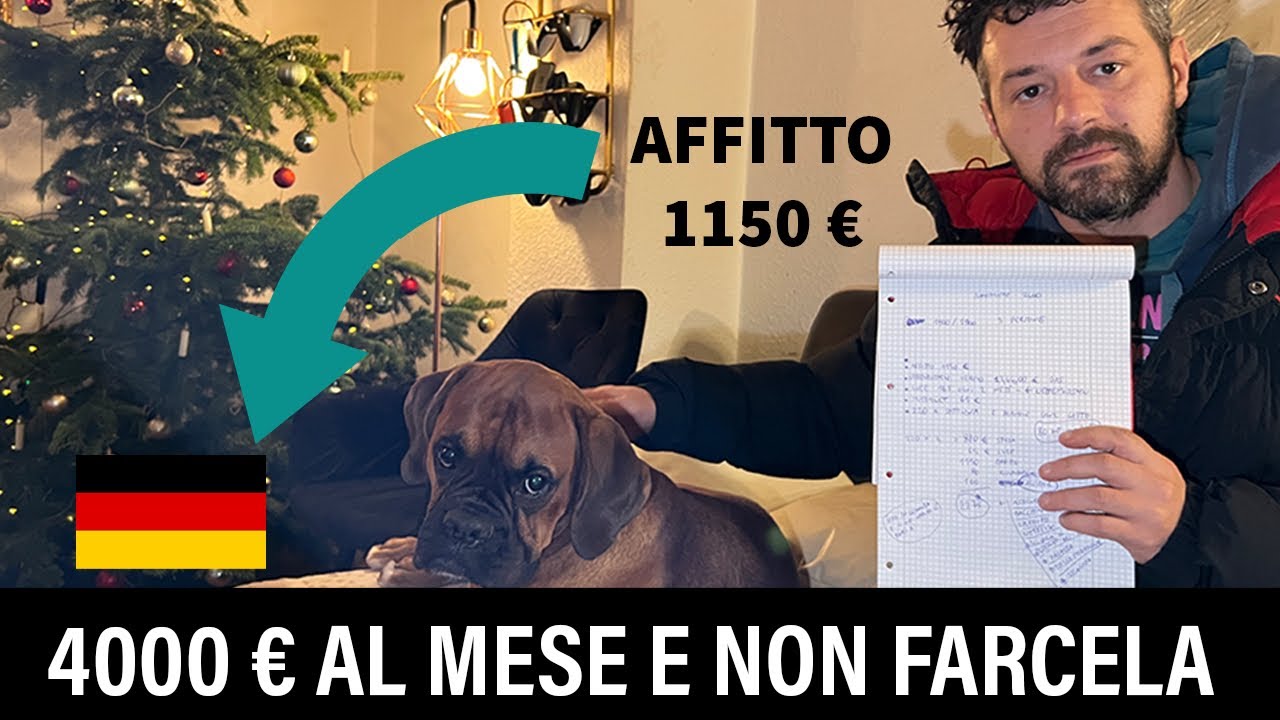 Vivere e sopravvivere in Germania:vi mostro i conti e la storia di una famiglia.