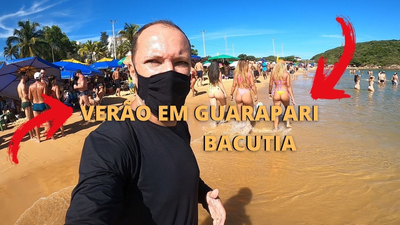 Ver&atilde;o em Guarapari na Praia de Bacutia