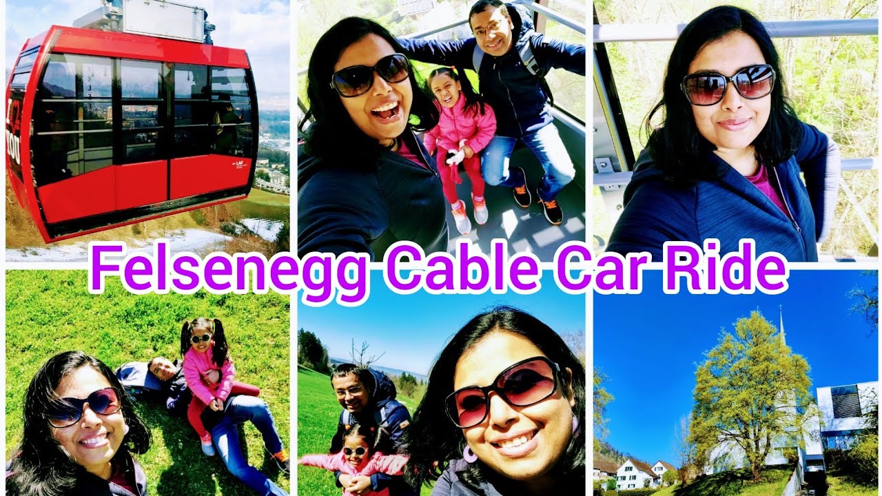 Switzerland Travel Vlog 2022🇨🇭Adliswil To Felsenegg Cable Car Ride🥰 Panoramic Areal View Of Zurich❣️