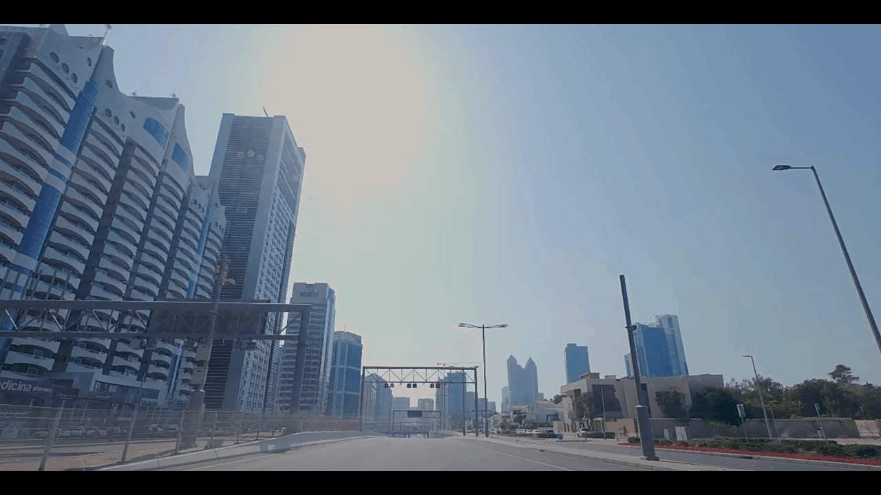 conic Skyline & City Drive (2026)| Winter in Abu Dhabi