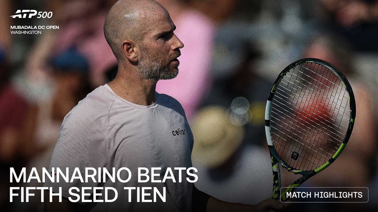 Adrian Mannarino vs Learner Tien | 2026 DC Open Round 1
