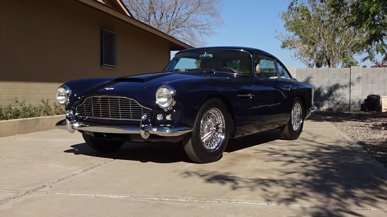 1961 Aston Martin DB4 Series IV Superleggara in Blue & Engine Sound My Car Story with Lou Costabile