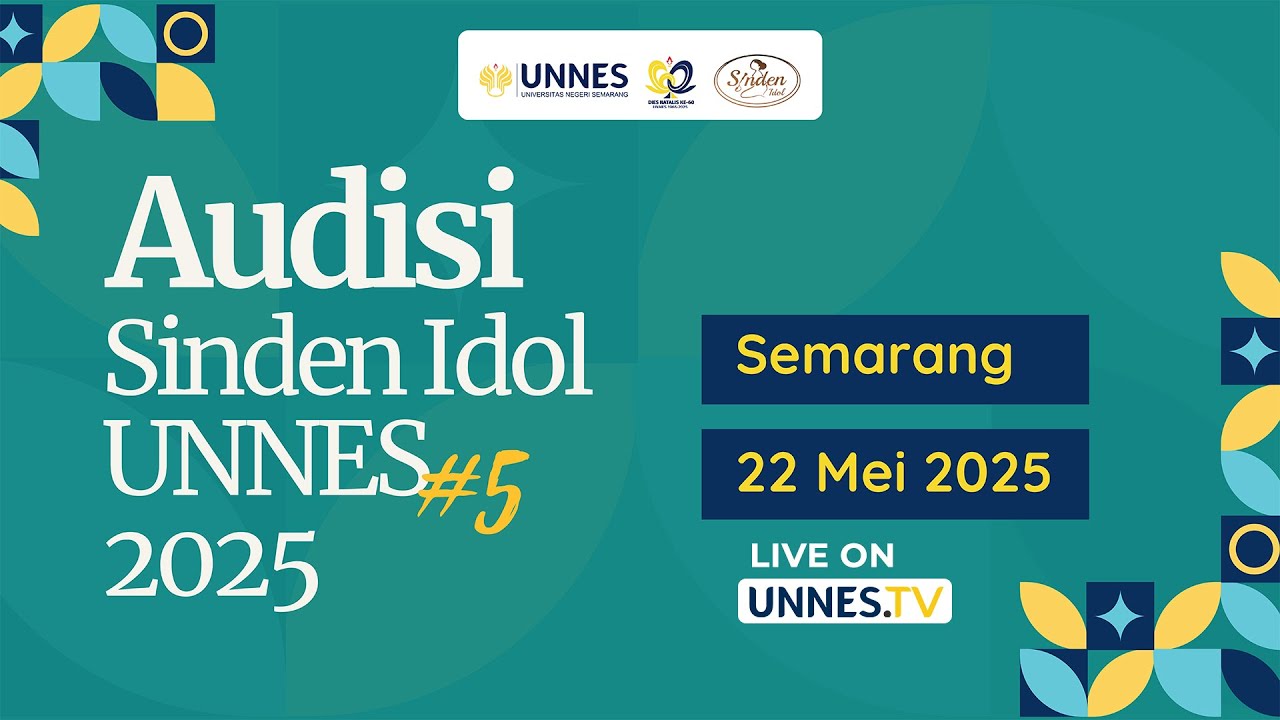 🔴 [ LIVE ] Audisi Sinden Idol UNNES #5 Tahun 2025 - Semarang