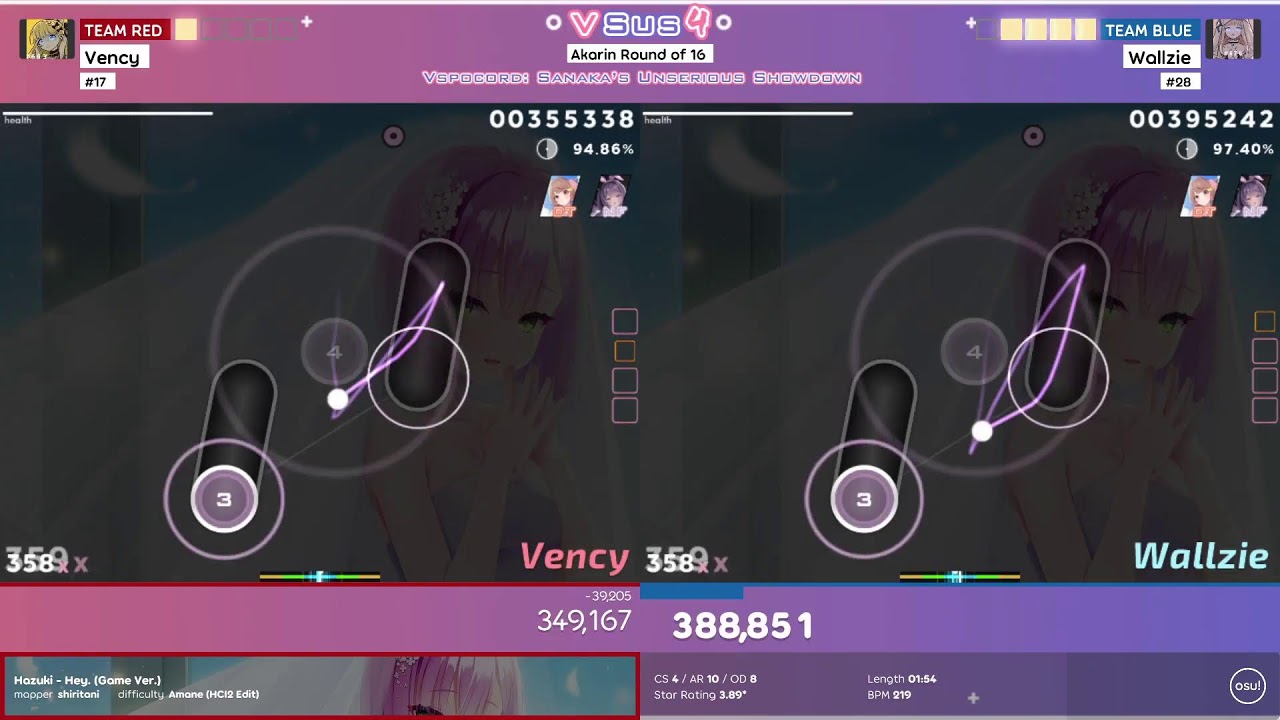 VSUS4 Akarin RO16: Vency vs Wallzie