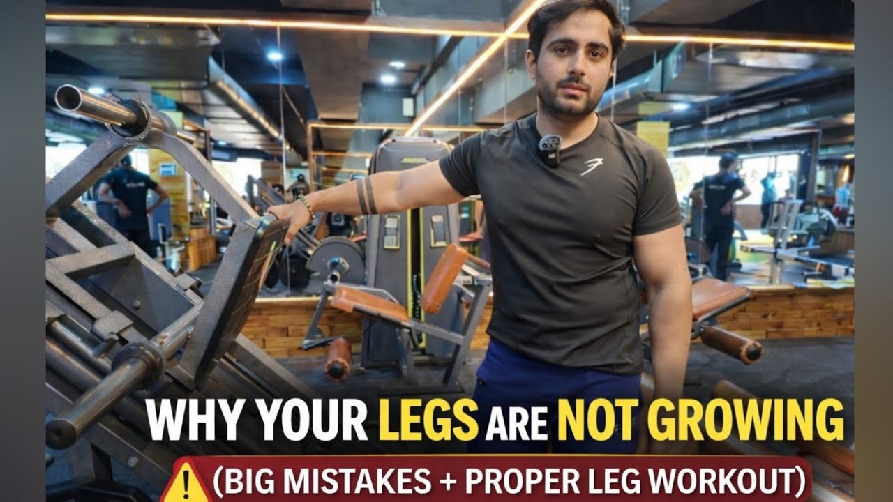 Why Your Legs Are NOT Growing (Big Mistakes + Proper Leg Workout)” 