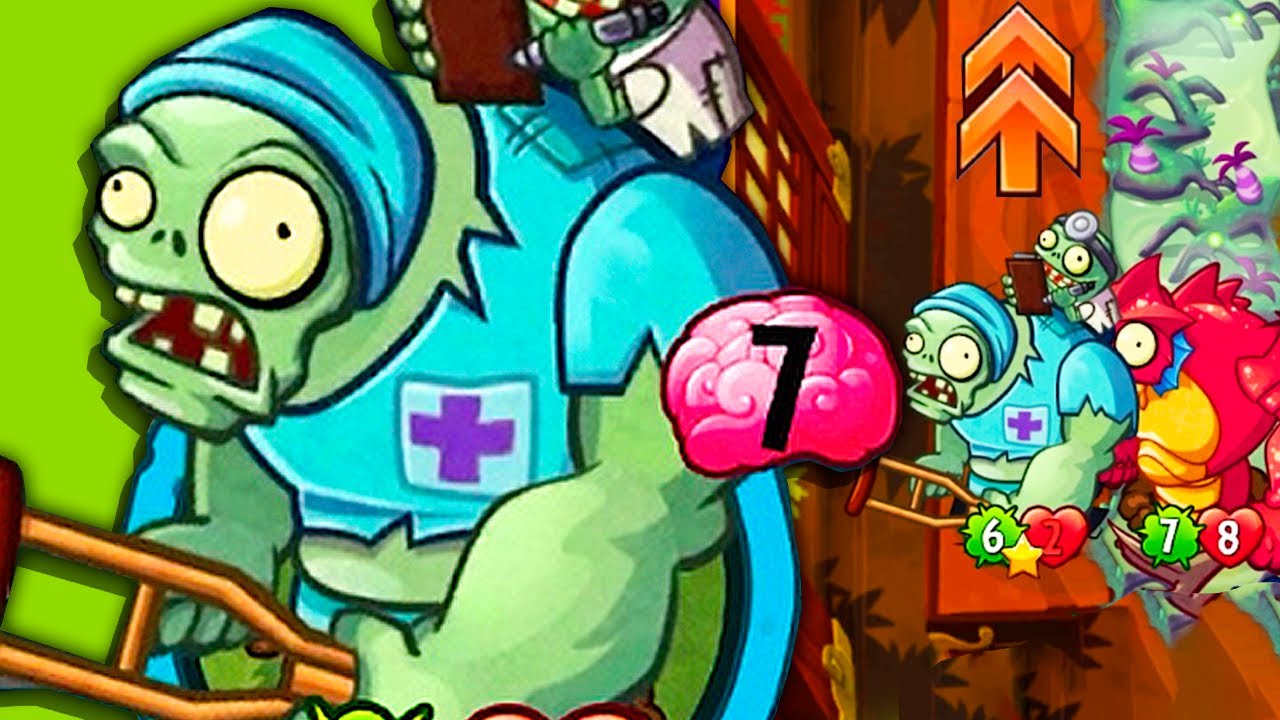 ZOMBISTEIN ENFERMERA 😲😂 PvZ Heroes
