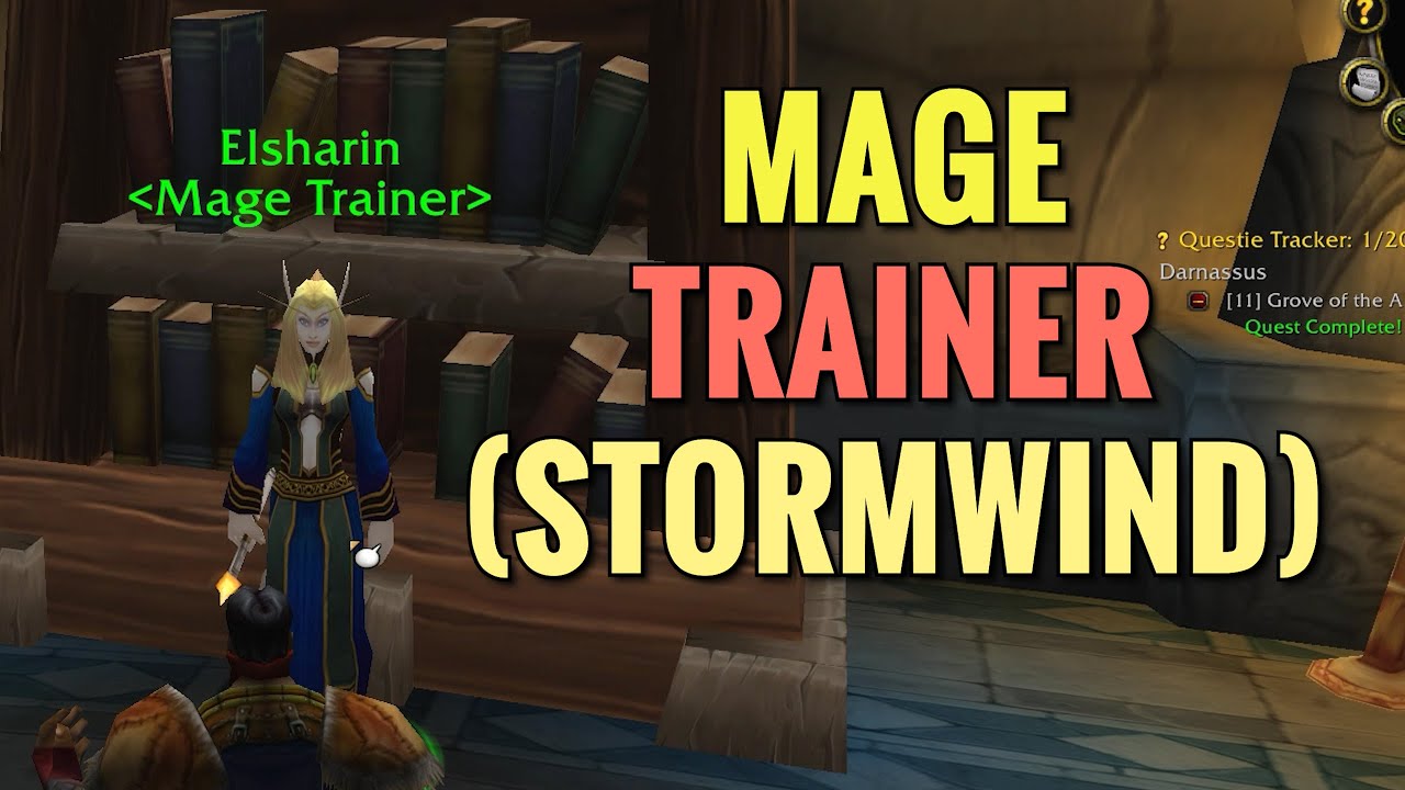 Stormwind Mage Trainer (WoW Classic)