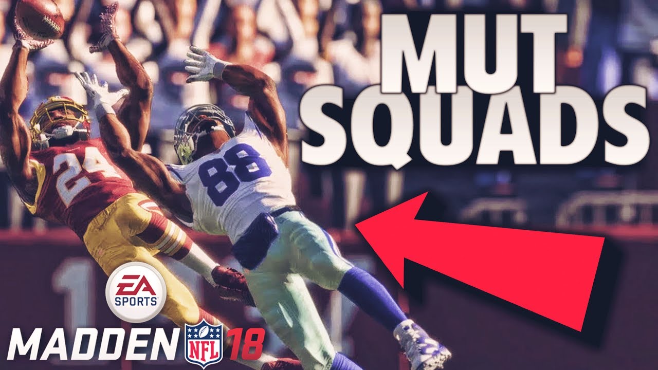 MY EXPERIENCE PLAYING MUT SQUADS IN MADDEN 18! THE GOODS AND BADS!