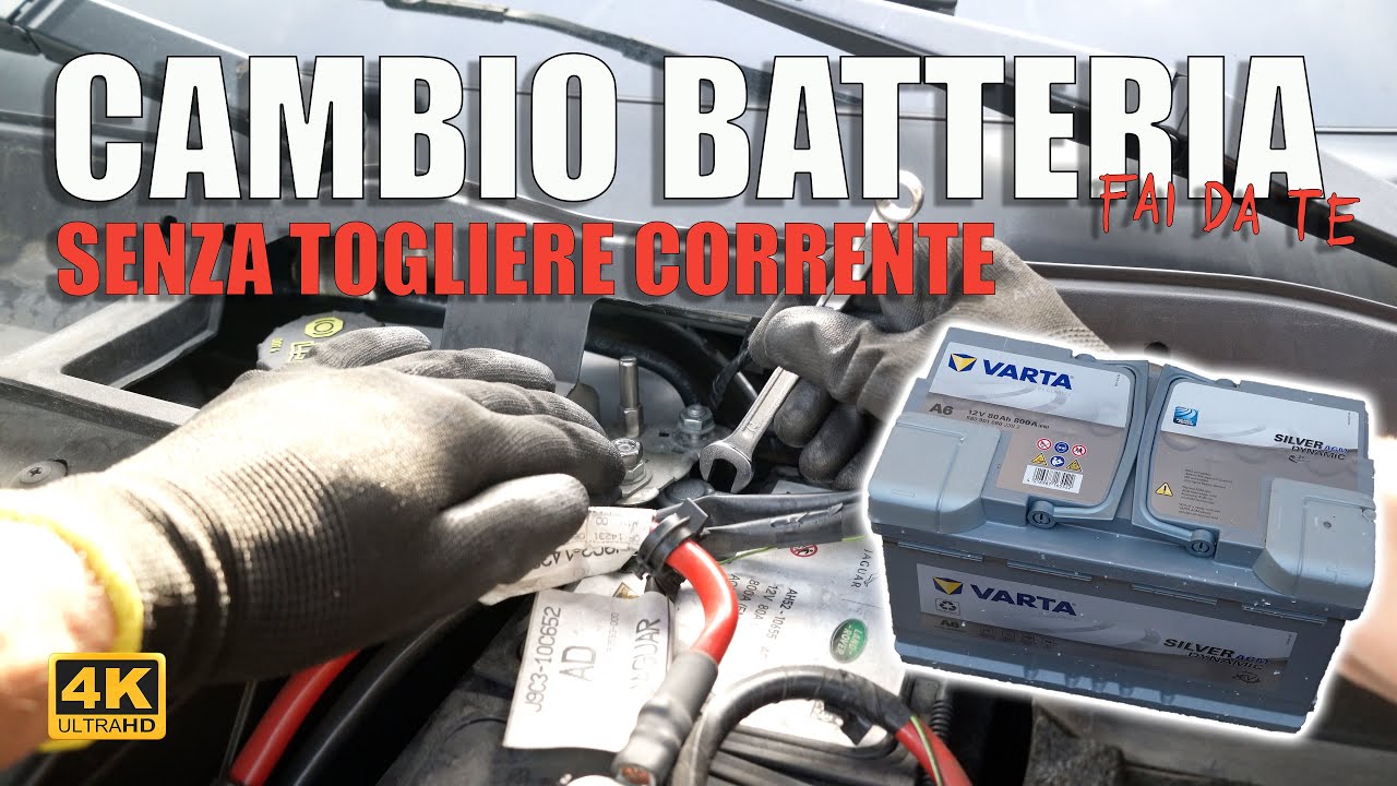 TUTORIAL fai da te 🔧 CAMBIO BATTERIA SENZA TOGLIERE CORRENTE (JAGUAR E-PACE - EVOQUE)