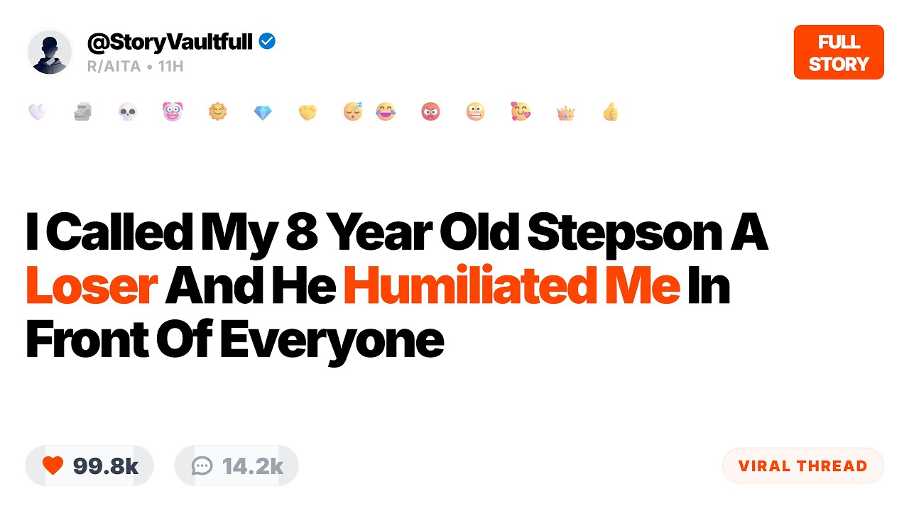 I Called My Stepson A Loser At A Party And Now Everyone Hates Me