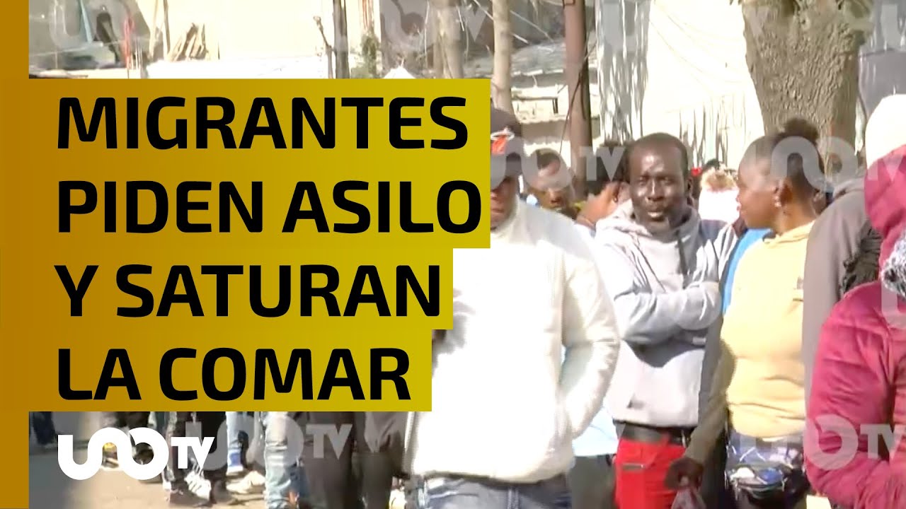 Miles de migrantes piden asilo y saturan la COMAR en Naucalpan