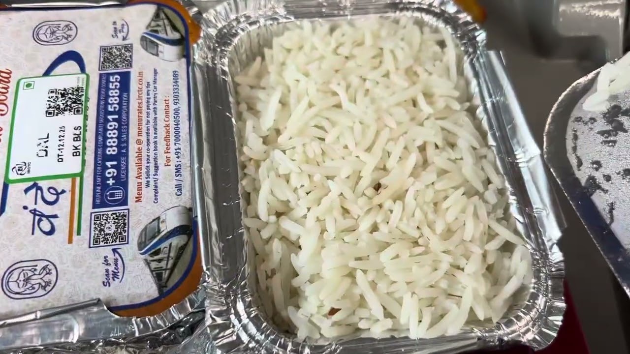 Vande Bharat express lunch review 🇮🇳