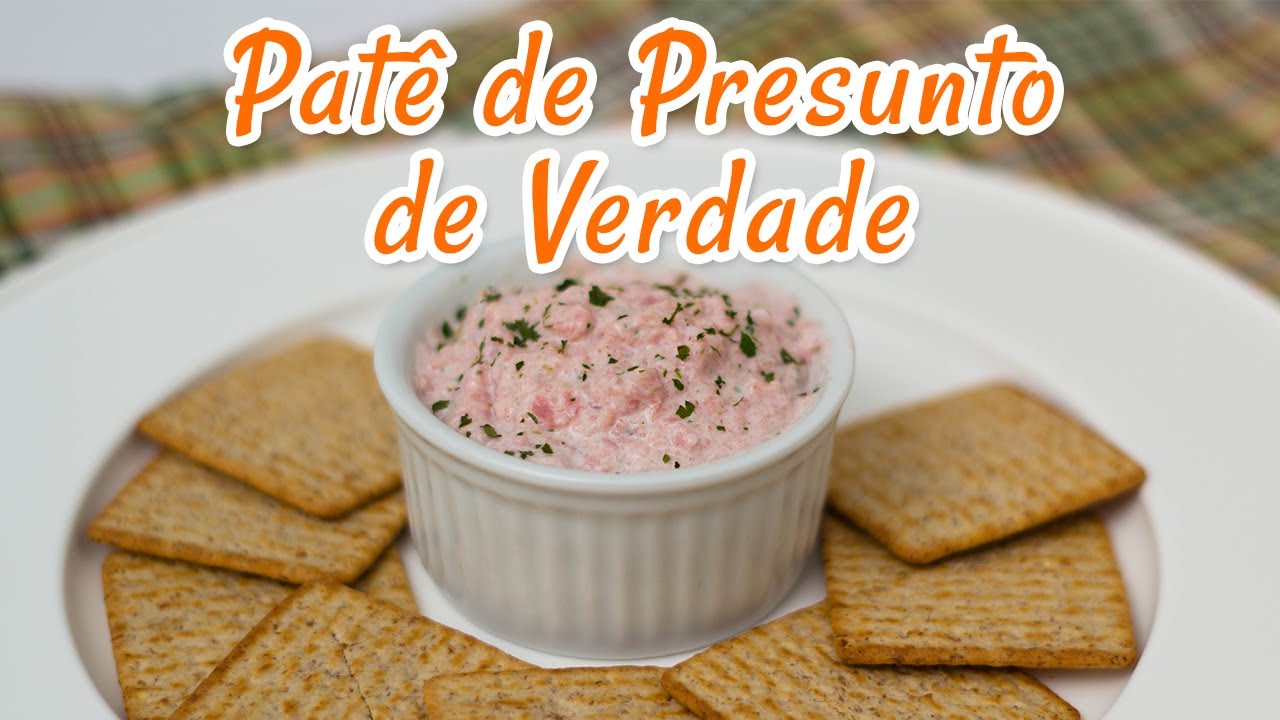Pat&ecirc; de Presunto de Verdade - Receitas de Minuto EXPRESS #19