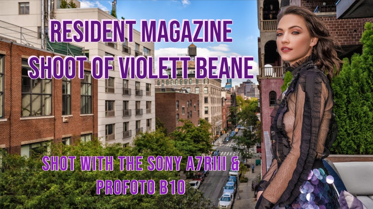 Magazine Shoot In NYC Of The Actress Violett Beane (Sony a7RIII + Profoto B10)