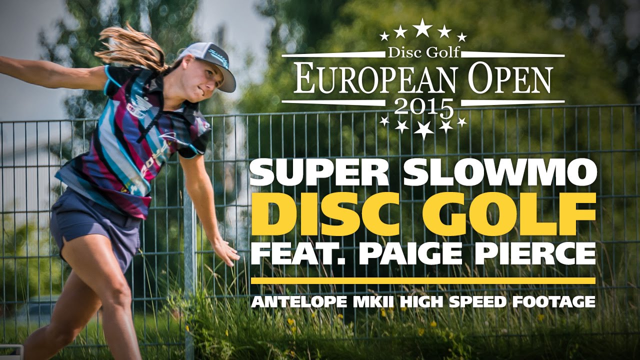 Disc Golf shots in Super Slow Motion (Paige Pierce)