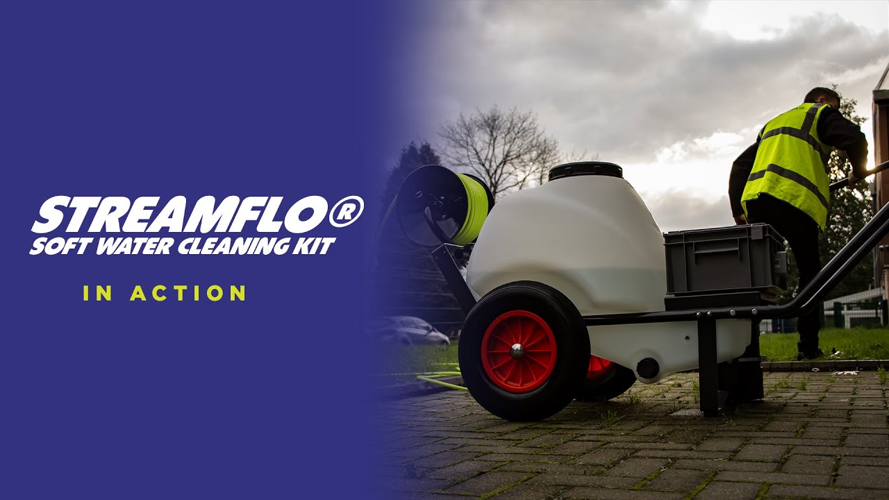 In Action | The Streamflo&reg; 25ltr and 120ltr Soft Water Trolley and Barrow Systems