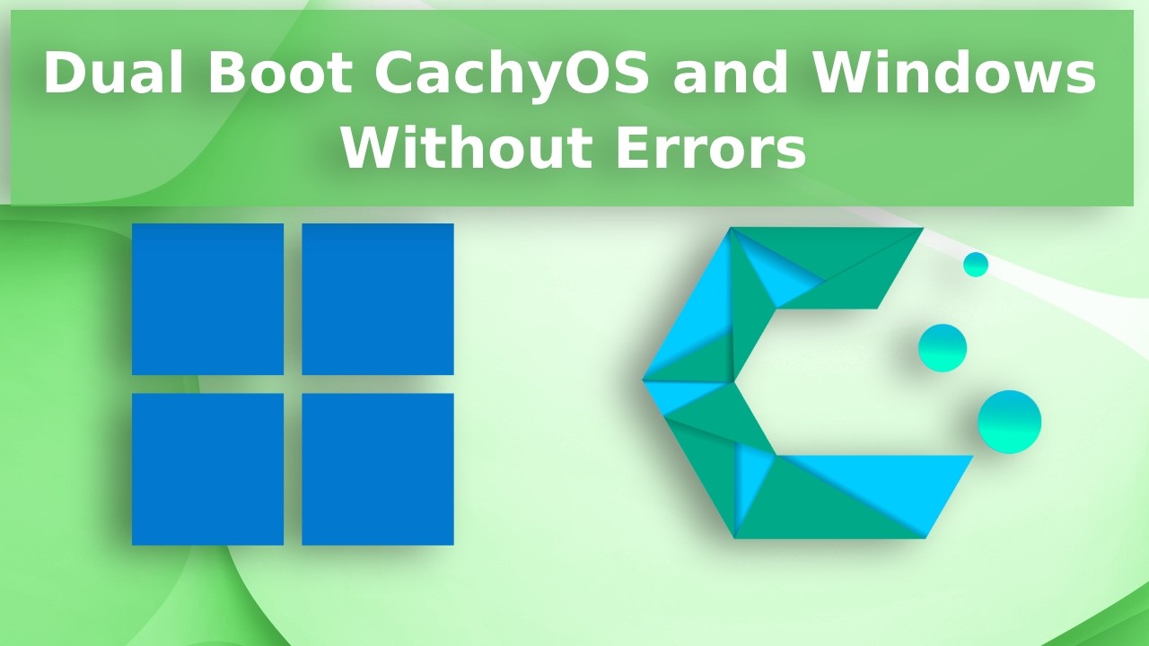 Как выполнить двойную загрузку CachyOS и Windows | Без ошибок